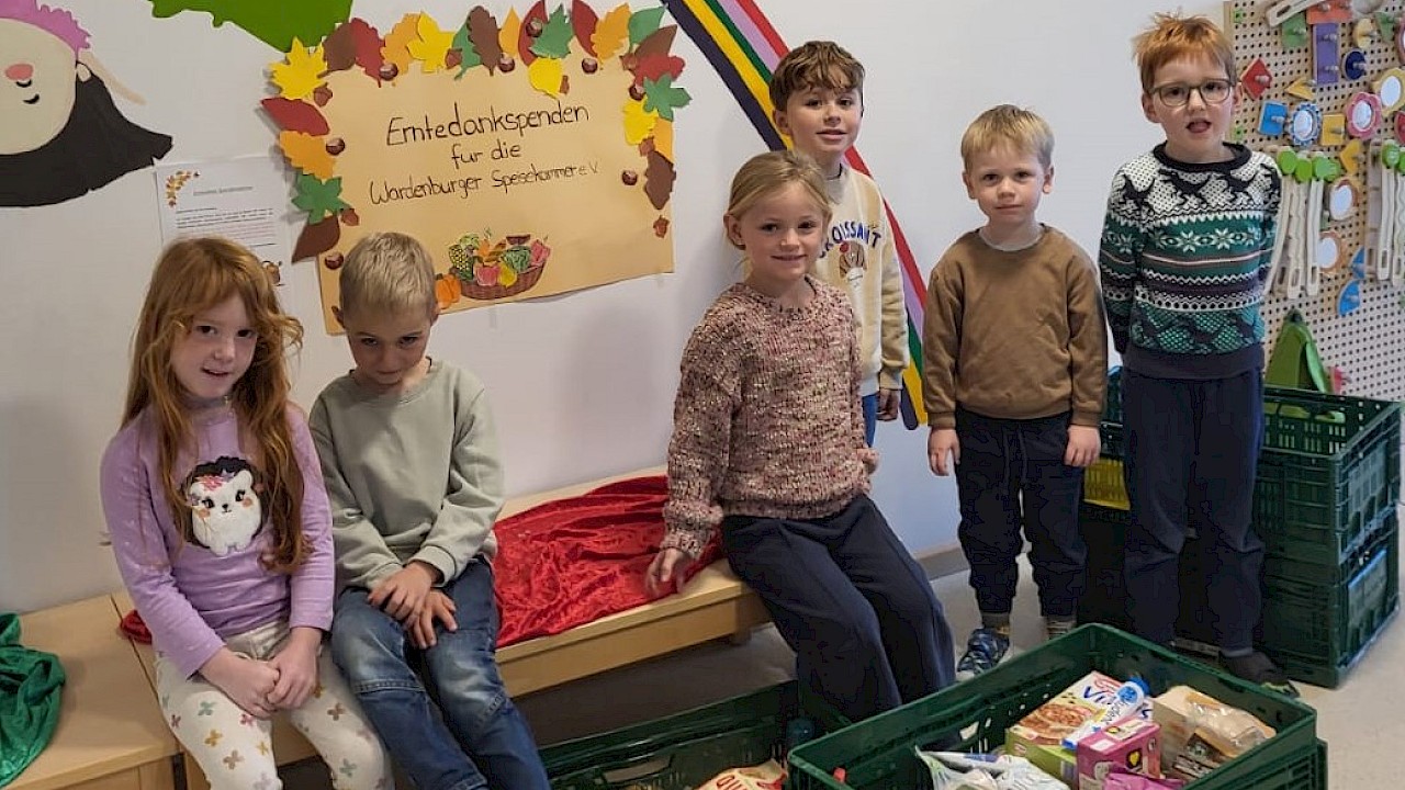 Die fleißigen Spender und Helfer der Kindertagesstätte