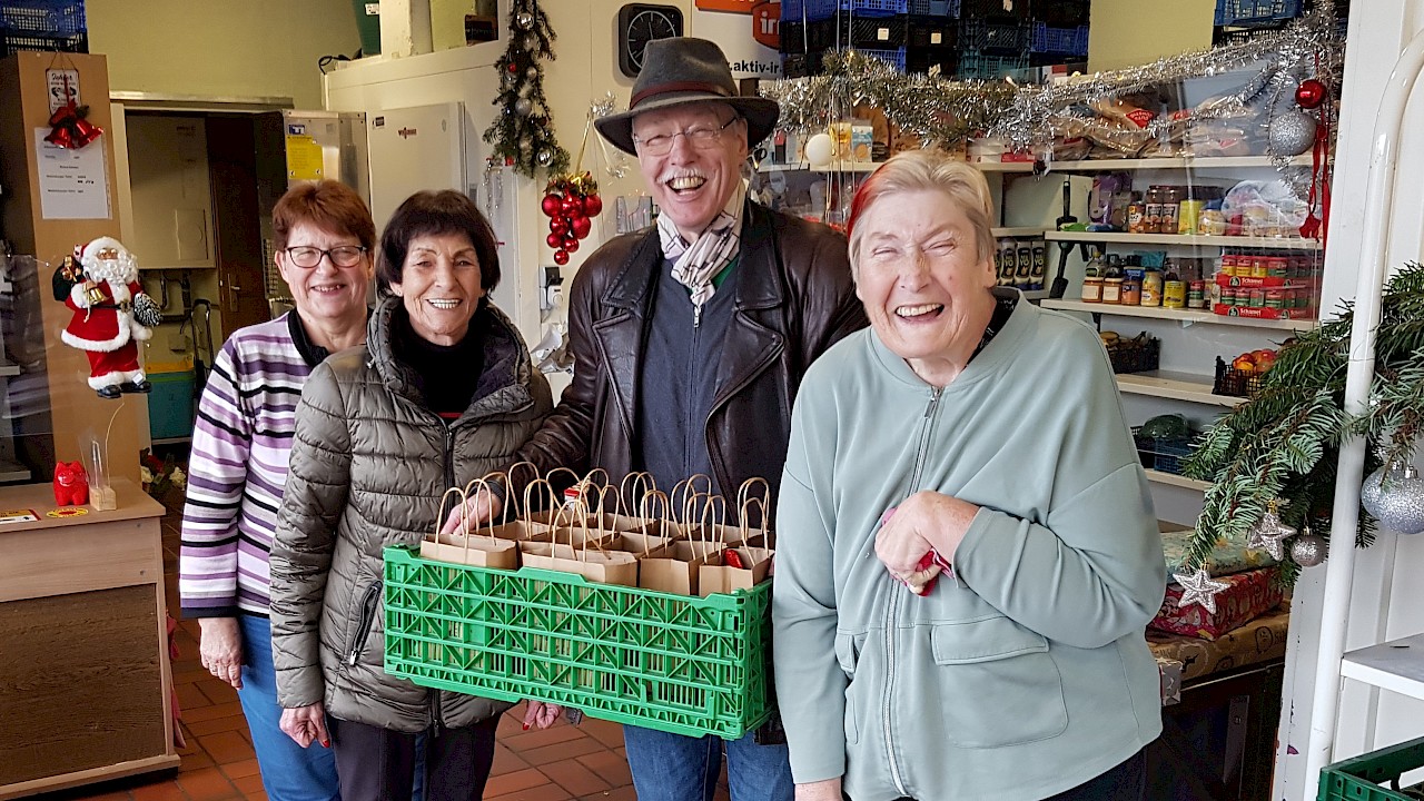 v.l. Erika Samusch, Doris Melius, Detlef Bollmann und Silvia Schütte.